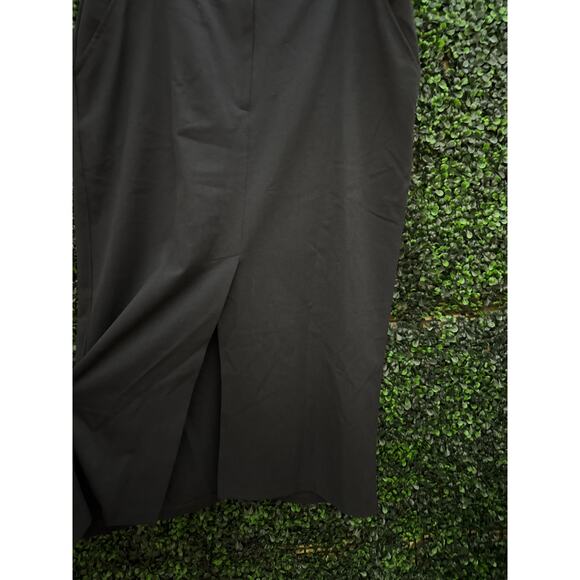 Maggie McNaughton, Black Front Slit Skirt, Women’s Size 18W , Long Midi - Picture 3 of 6